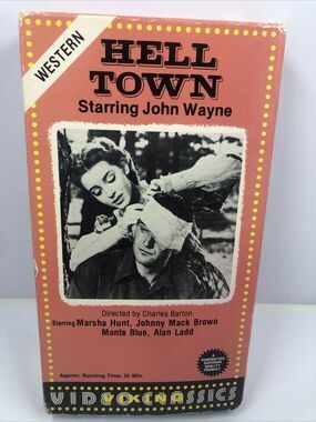 John Wayne Hell Town VHS  / Western